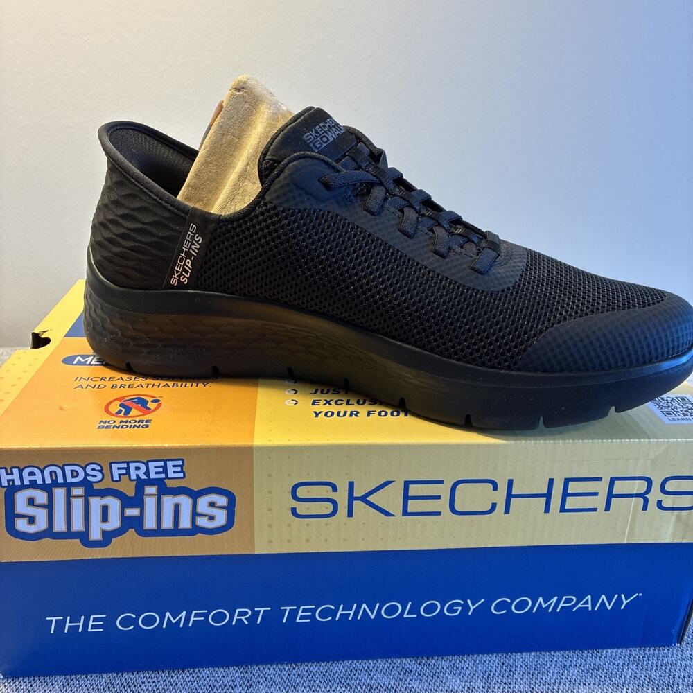 Skechers Women's Size 10 Go Walk Flex - Grand Entry Walking Sneaker 124836 BBK